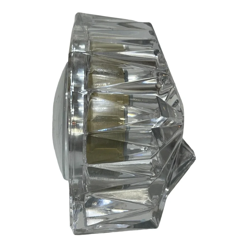 Mikasa Crystal Quartz Freestanding Desk Clock Germany